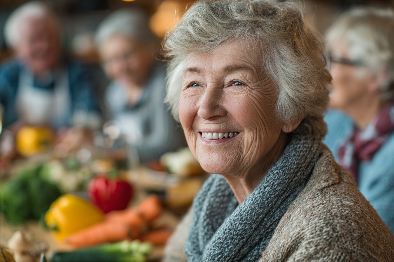 Природний пейзаж з садом